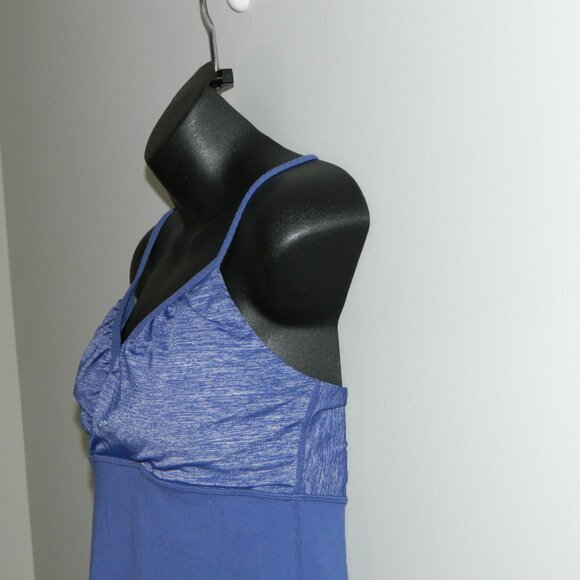 3 for/ $25 Lululemon Purple Long Workout Halter Tank Top Size 10 - Picture 7 of 16
